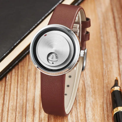 Quartz Watch Minimalist Leather Strap Couple Watch Set Fall 2025 Waterproof Japanese Movement Gift