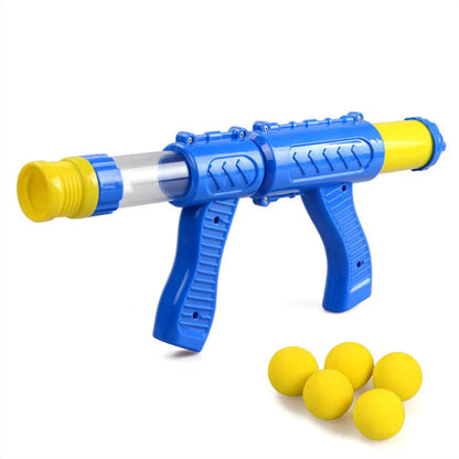 Foam Ball Gun Kids Air Powered Soft Bullet Shooter Toy Desktop Indoor Outdoor Fall 2025 Safe EVA Play