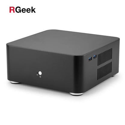 Mini ITX Case All Aluminum Chassis With Built In PSU