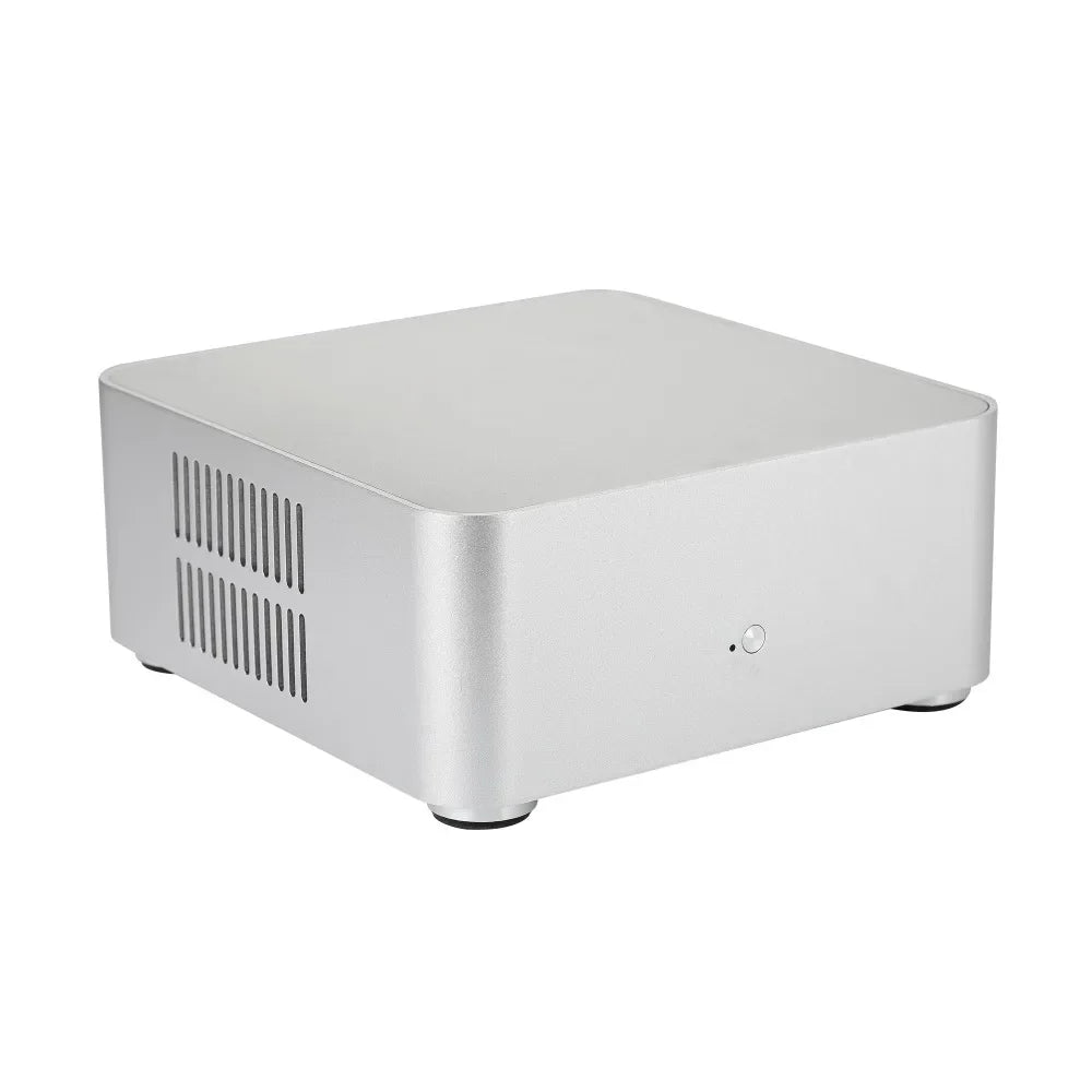 Mini ITX Case All Aluminum Chassis With Built In PSU