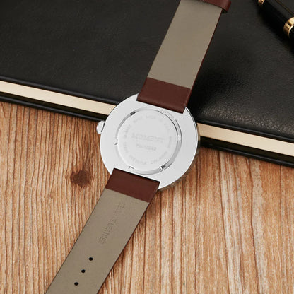 Quartz Watch Minimalist Leather Strap Couple Watch Set Fall 2025 Waterproof Japanese Movement Gift