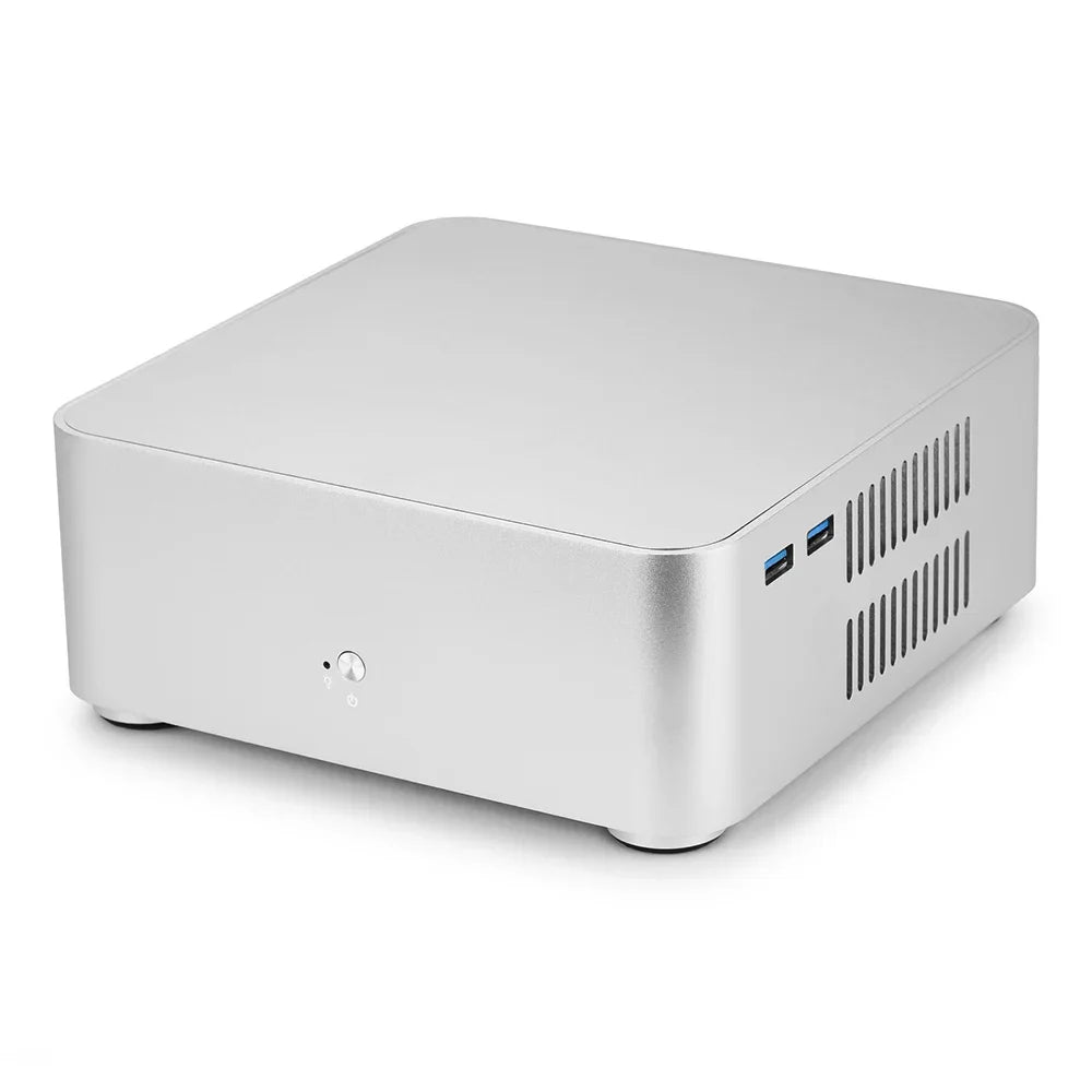 Mini ITX Case All Aluminum Chassis With Built In PSU