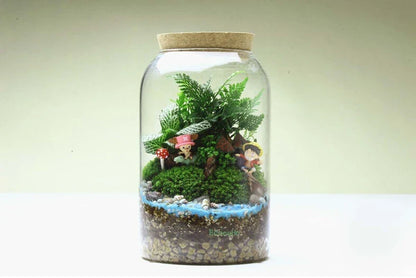 Glass Terrarium Vase Round Bottom Handmade Succulent Terrarium Kit Fall 2025 Tabletop Home Decor Gift
