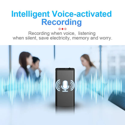 Voice Recorder Ultra Thin Mini Digital Dictaphone Compact