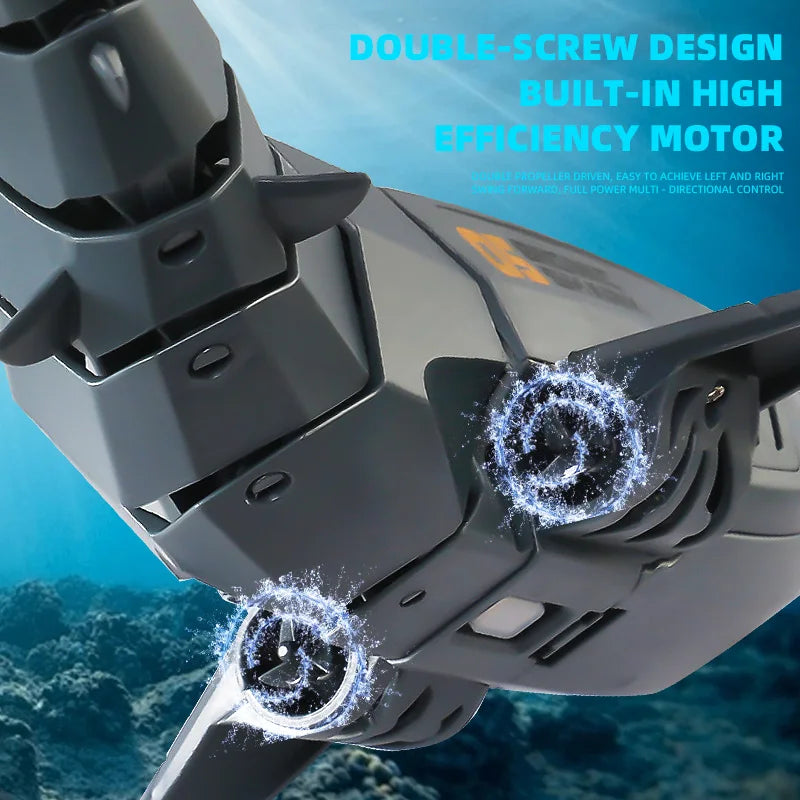 Remote Control Water-Spraying Shark Toy - Fun Electric Submarine for Kids, Waterproof Pool Play