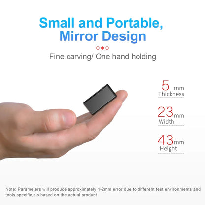 Voice Recorder Ultra Thin Mini Digital Dictaphone Compact
