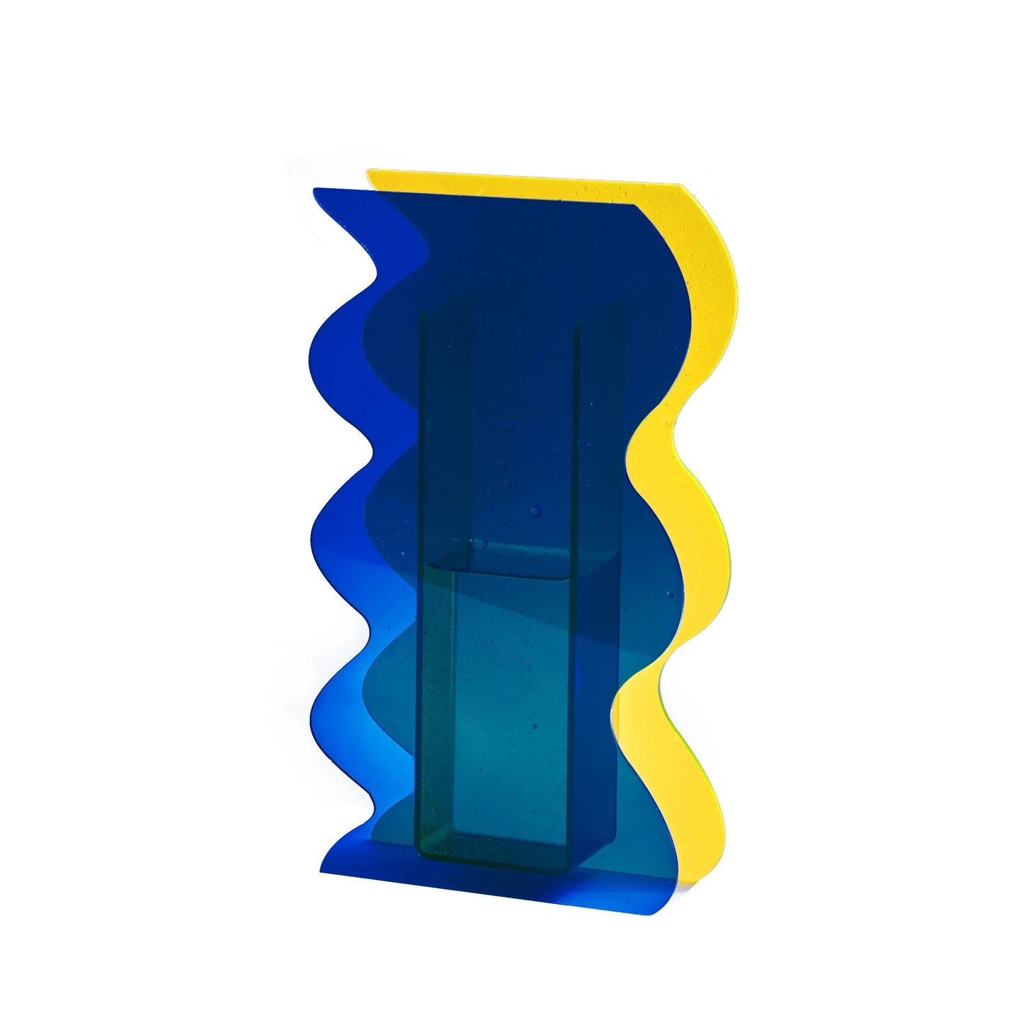 Acrylic Vase M Size Geometric Tabletop Vase Fall 2025 Rainbow Sunlight Reflection Desktop Home Decor Gift