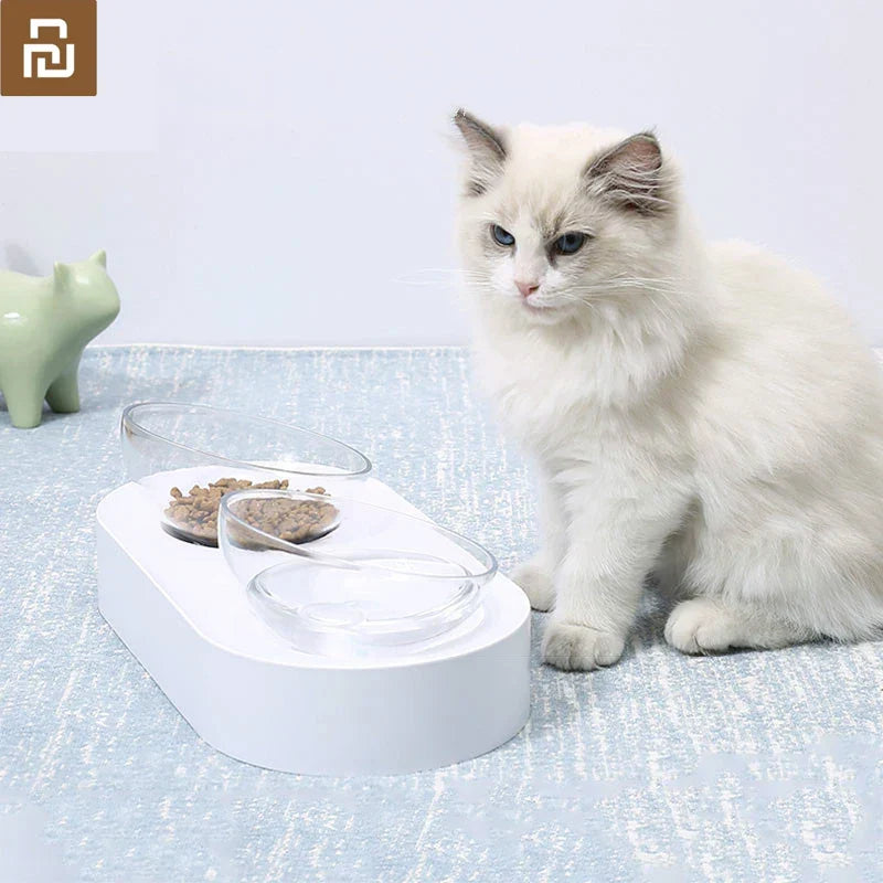 Pet Bowls Adjustable Double Feeder Station Home 2025 Anti Spill Easy Clean Feeding For Dogs And Cats