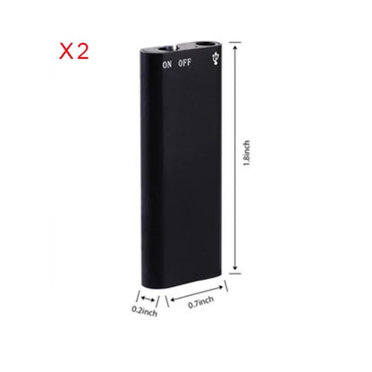 Voice Recorder Ultra Thin Mini Digital Dictaphone Compact