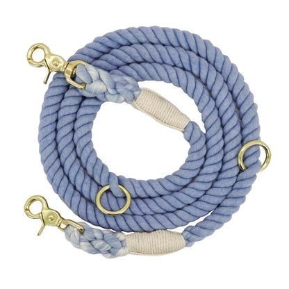 Dog Leash Rope Nylon Heavy Duty Walking Lead Hiking Training Fall 2025 Comfortable Leather Wrapped Grip