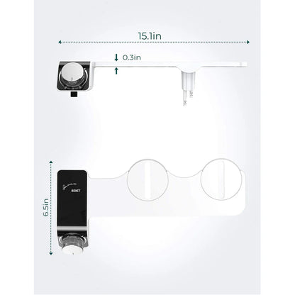 Bidet Toilet Seat Attachment Dual Nozzle Self Cleaning Non Electric Fall 2026 Home Upgrade