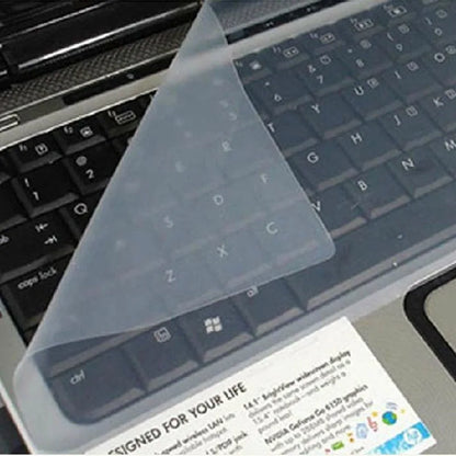 Waterproof Silicone Keyboard Cover Dustproof Protective Film for Laptops & Accessories