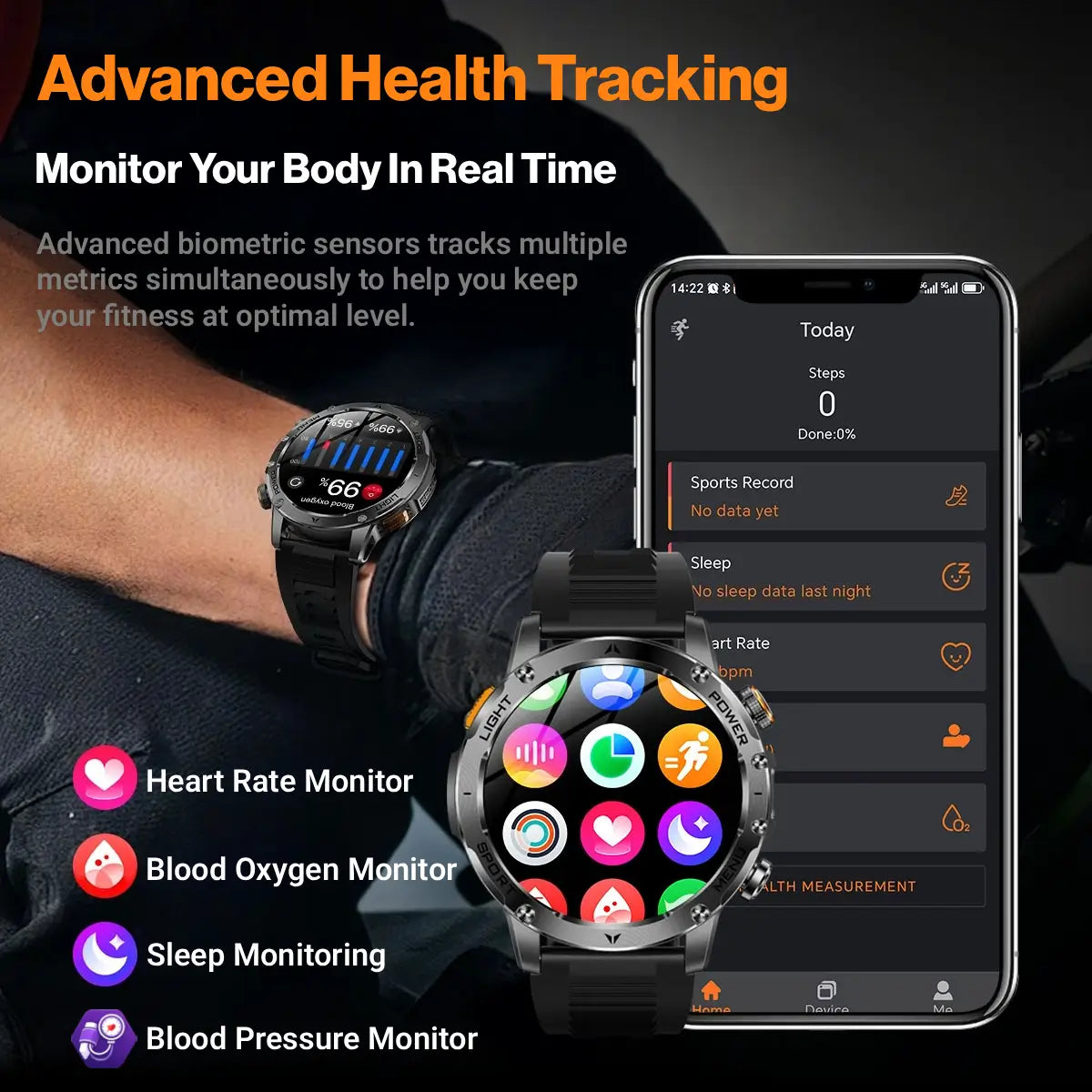 fitness tracking smartwatch