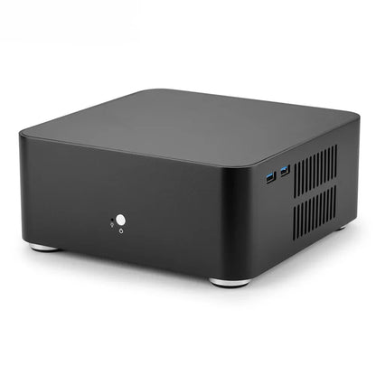 Mini ITX Case All Aluminum Chassis With Built In PSU