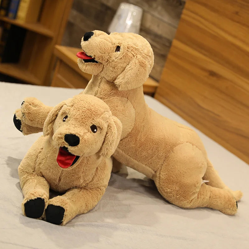 Plush Labrador Dog Realistic Stuffed Toy Birthday Gift