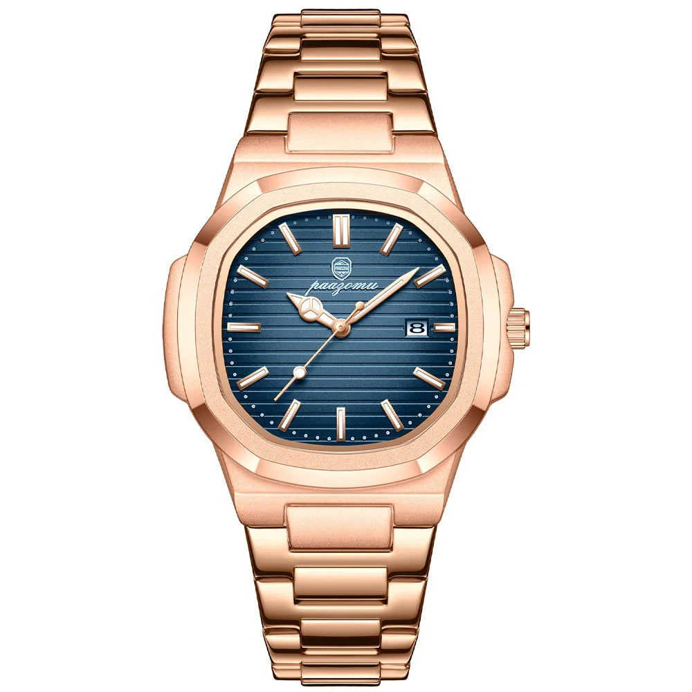 Hochwertige Herren Edelstahl Armbanduhr – klassisches Design, langlebig, für den Alltag 7