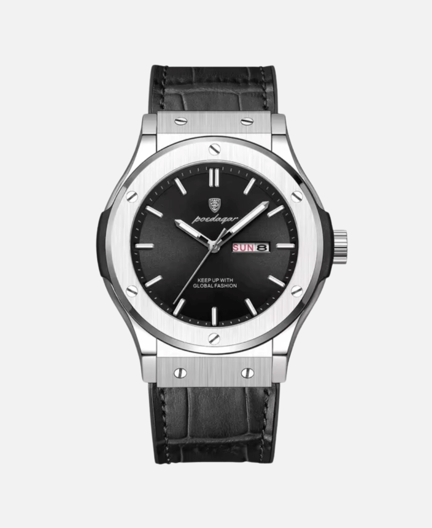 Hochwertige Herren Uhr – klassisches Design, Edelstahl, für Business und Freizeit 2