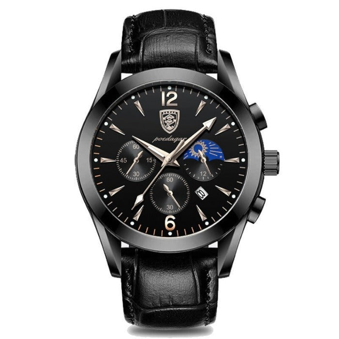 High-Quality men's analog watch – classic stainless steel design, waterproof, for all occasions