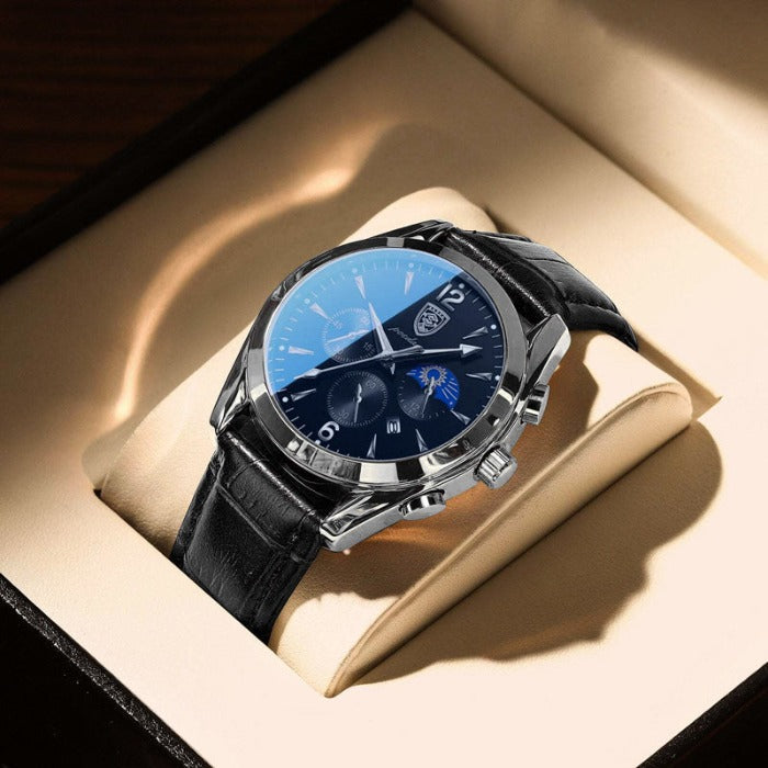 Hochwertige Herren Uhr – klassisches Edelstahl-Design, wasserdicht, für jeden Anlass 8