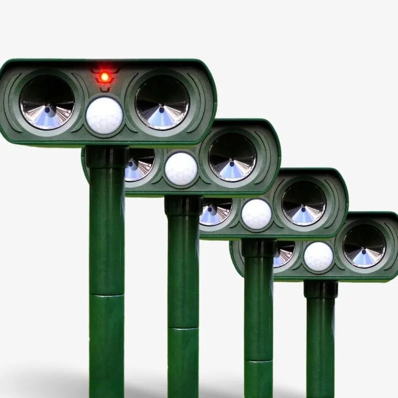 Ultrasonic Solar Pest Repeller Long Range Outdoor Garden