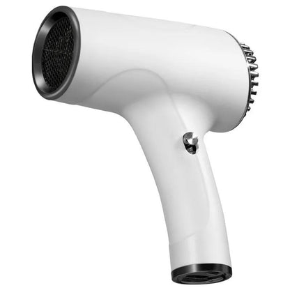 Cordless Hair Dryer USB Chargeable Travel Hair Dryer 30000 RPM Fast Drying Portable Battery Display