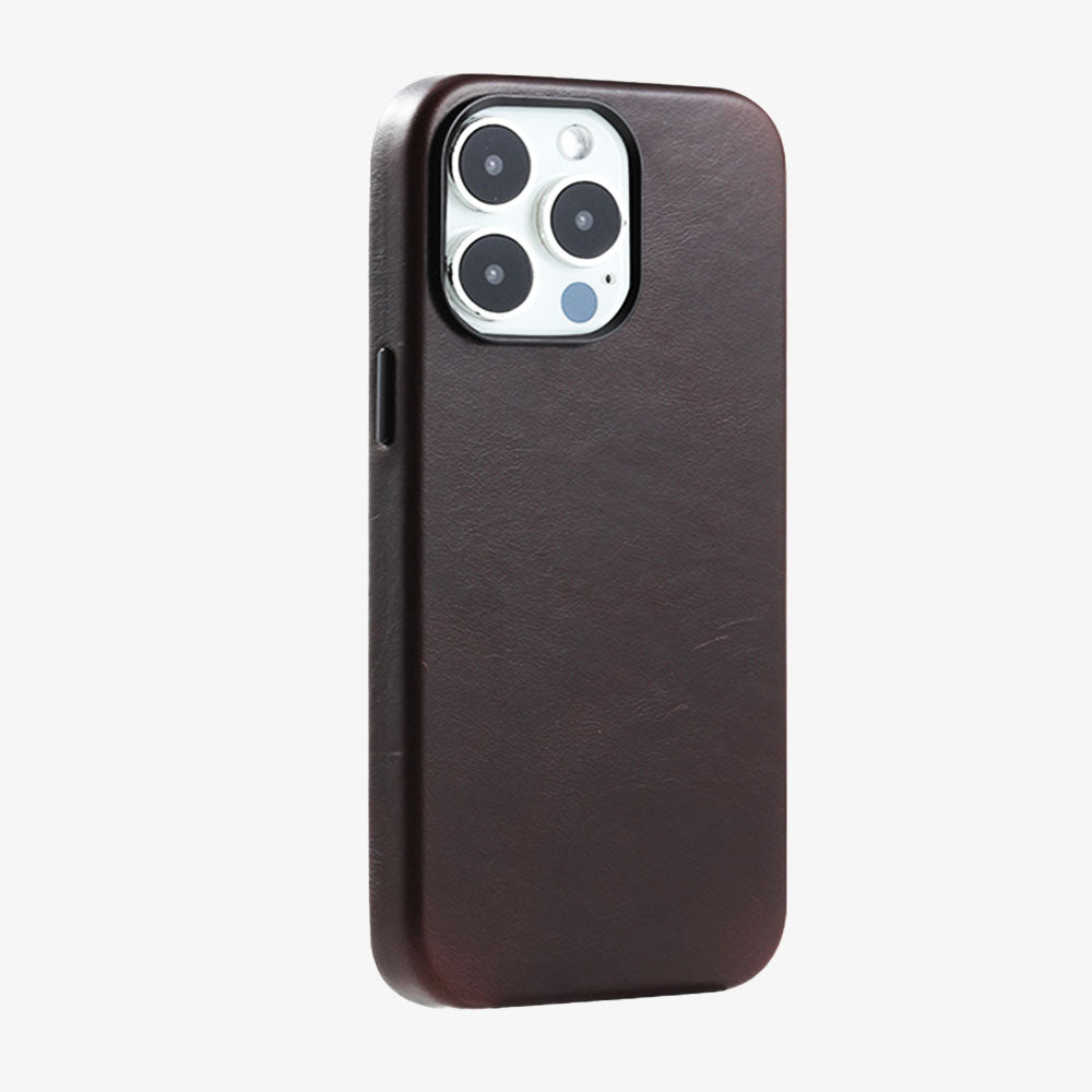 Leather IPhone 15 Case Premium Slim Protective Cover