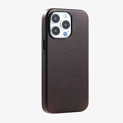 Leather IPhone 15 Case Premium Slim Protective Cover