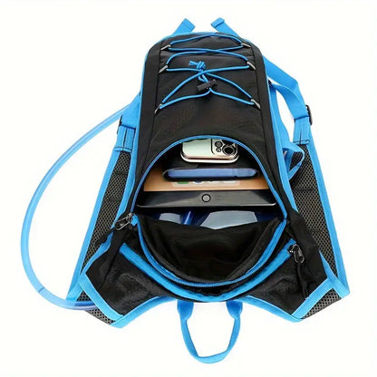 Lightweight men's hydration backpack – ergonomic design, water-resistant nylon, for cycling adventures