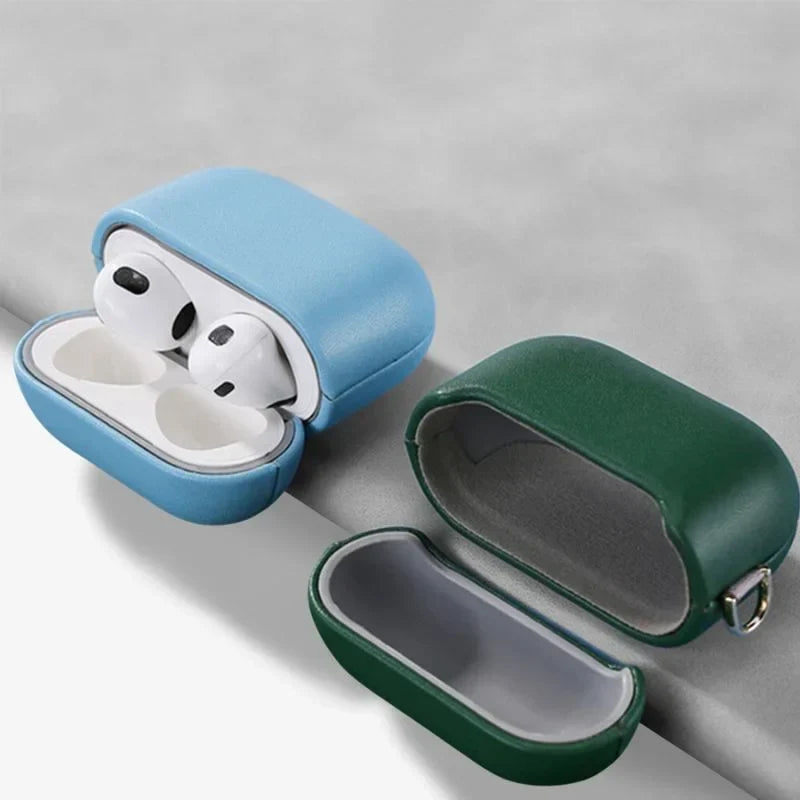 AirPods Case Genuine Leather Protective Luxury Sleeve
