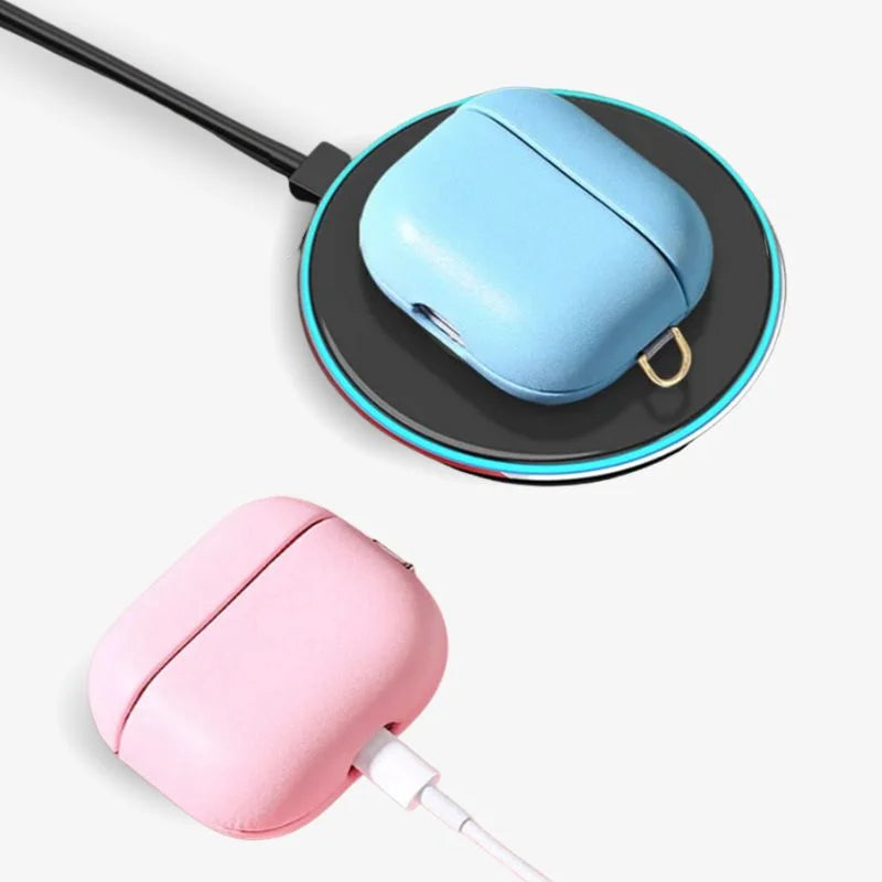 AirPods Case Genuine Leather Protective Luxury Sleeve