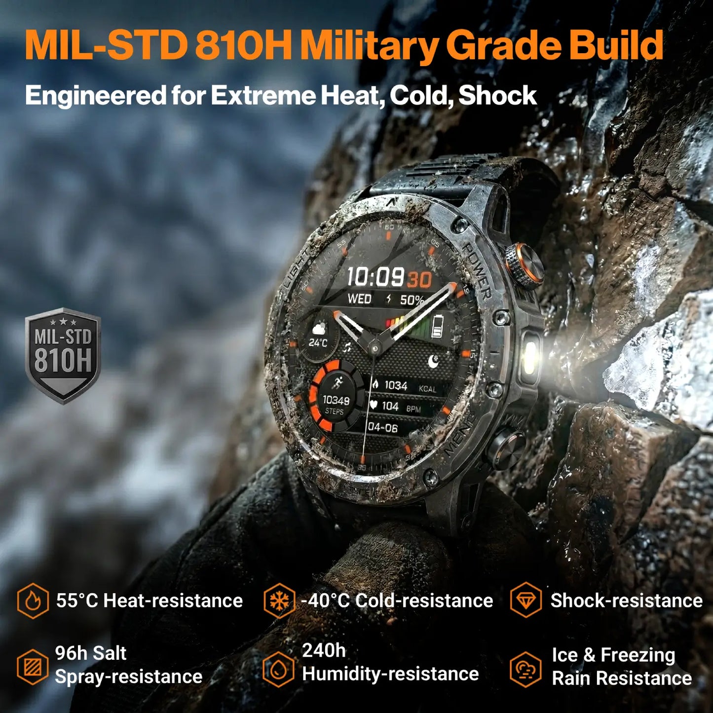 military grade rugged smartwatch