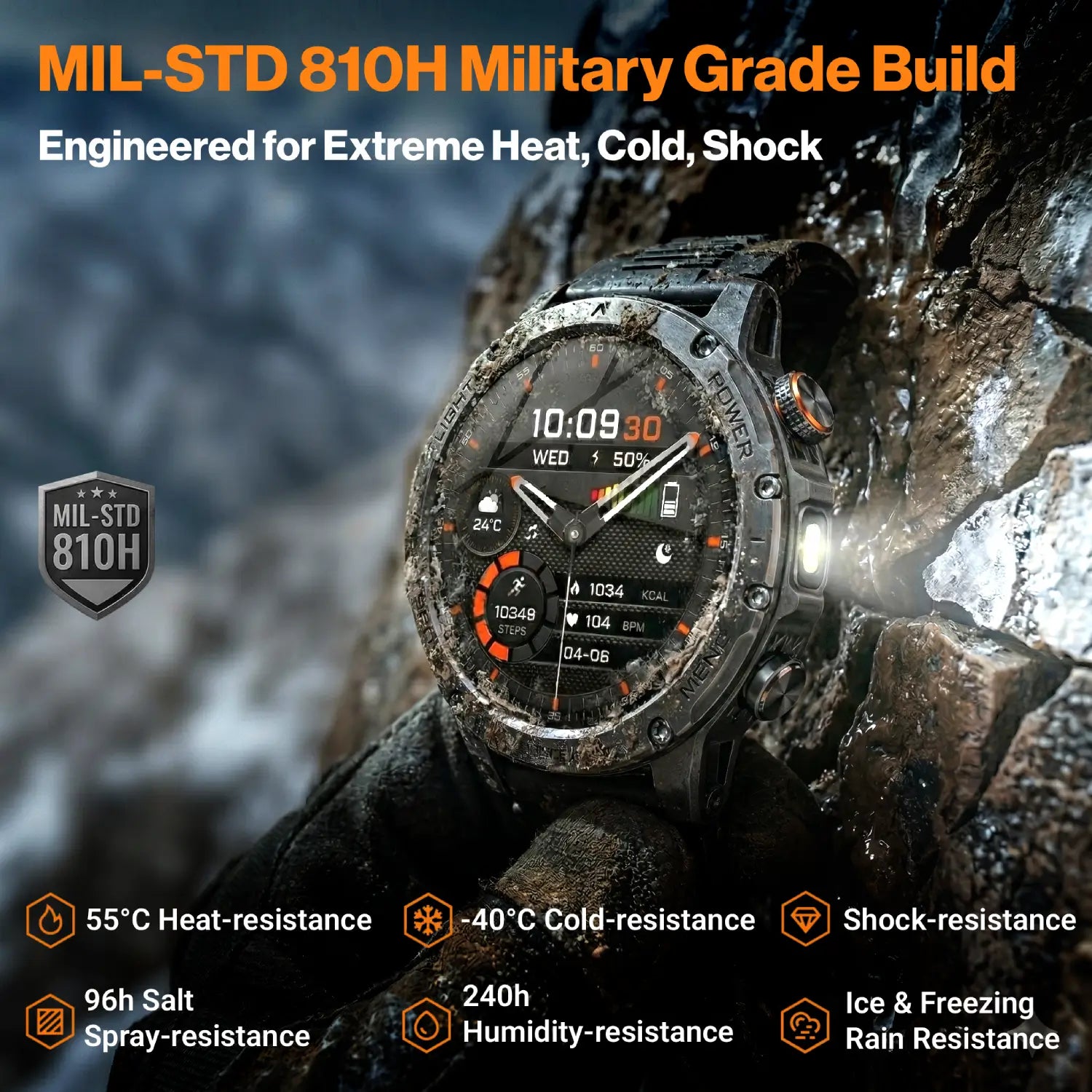 military grade rugged smartwatch