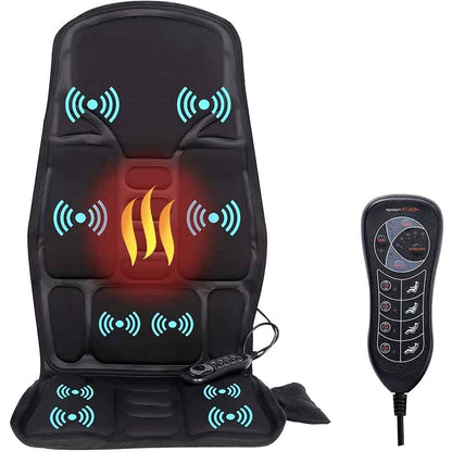 Massage Chair Pad With Heat And 8 Modes For Car Home
