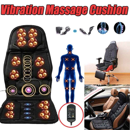 Massage Chair Pad With Heat And 8 Modes For Car Home