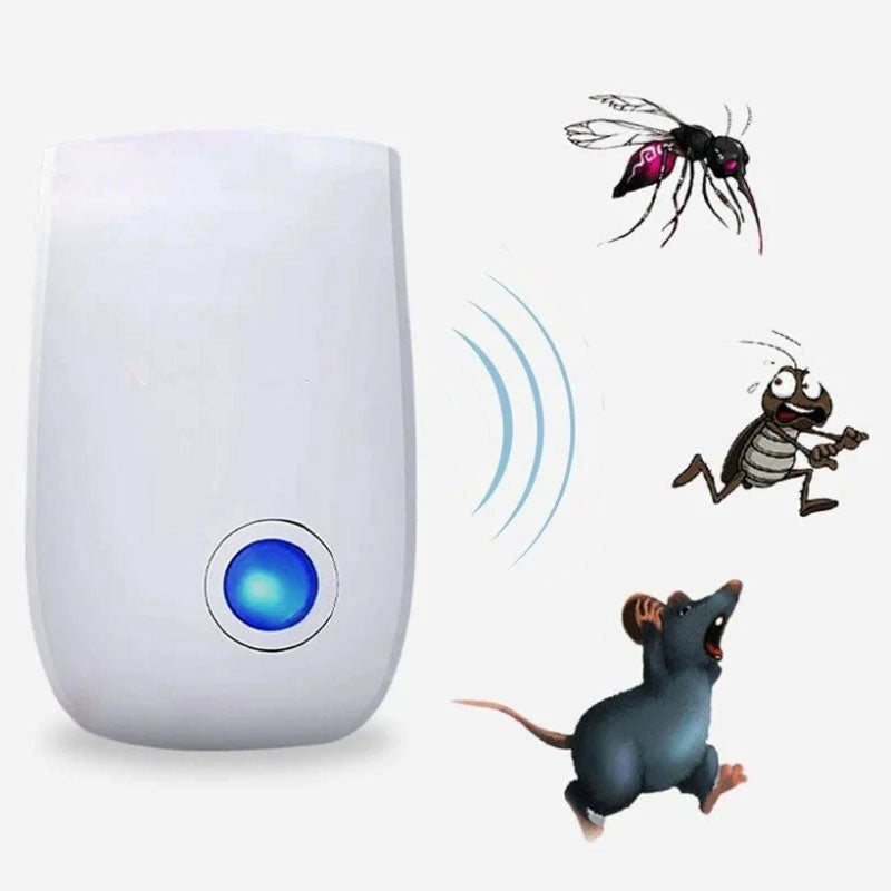 Ultrasonic Rat Repeller Silent Pest Control Device Safe