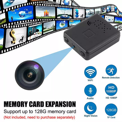 Micro HD Camera With Audio Night Vision Indoor 2025