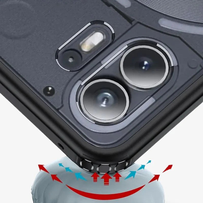 Nothing Phone 2 Clear Case Drop Tested Slim Protection