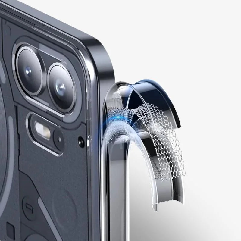 Nothing Phone 2 Clear Case Drop Tested Slim Protection