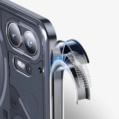 Nothing Phone 2 Clear Case Drop Tested Slim Protection