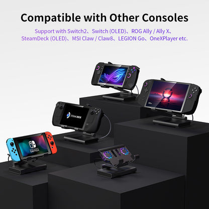 Docking Station 100W With Dual Fans 4K HDMI Gaming Dock