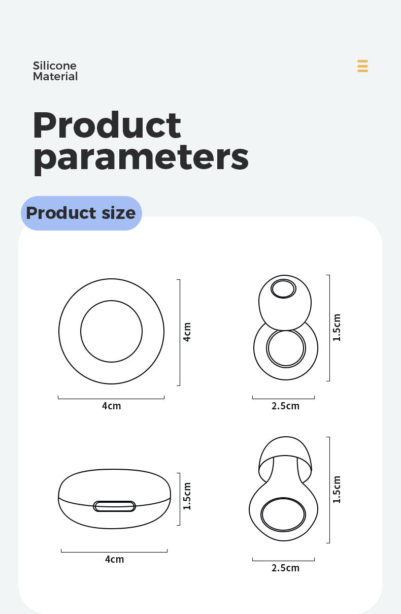 Silicone Ear Plugs For Sleep Soundproof Noise Reduction, Comfortable Sleep Aid Fall 2026 Gift