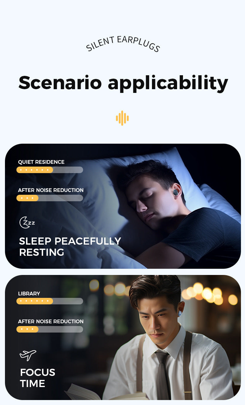 Silicone Ear Plugs For Sleep Soundproof Noise Reduction, Comfortable Sleep Aid Fall 2026 Gift