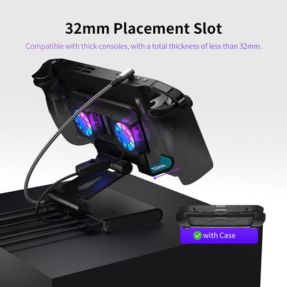 Docking Station 100W With Dual Fans 4K HDMI Gaming Dock