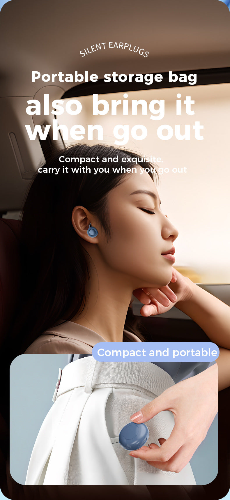 Silicone Ear Plugs For Sleep Soundproof Noise Reduction, Comfortable Sleep Aid Fall 2026 Gift