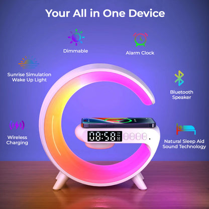 Wireless Charging Lamp RGB Ambient Light Stand 2025