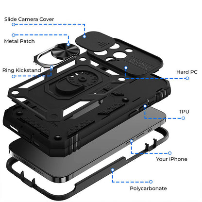 Magnetic Phone Case Rugged Ring Kickstand Fall 2025