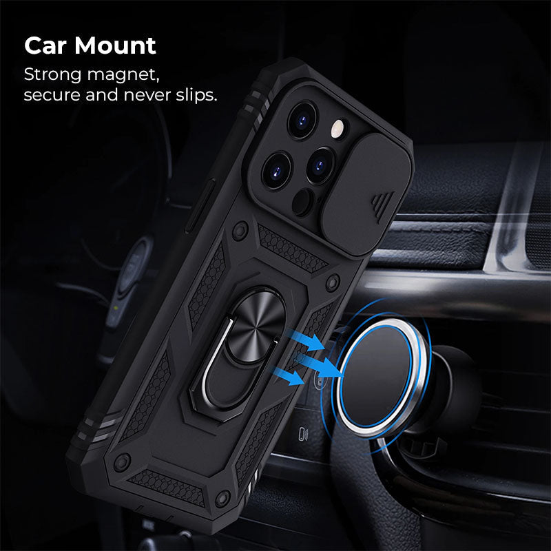 Magnetic Phone Case Rugged Ring Kickstand Fall 2025