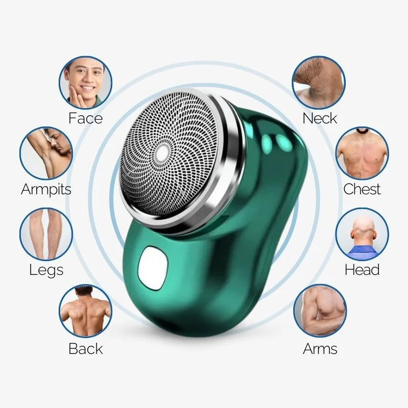 Electric Travel Shaver USB Pocket Mini Groomer Lightweight