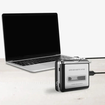 Cassette To USB Converter Portable Tape Digitizer MP3