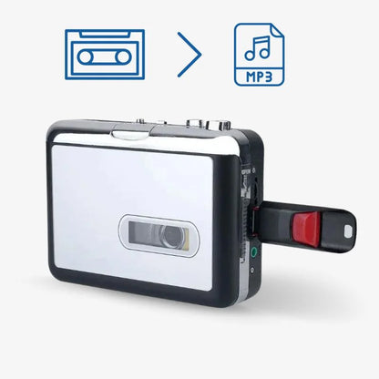 Cassette To USB Converter Portable Tape Digitizer MP3